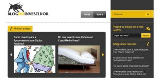 Website Blog do Investidor