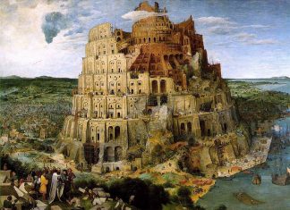 Como medir juros: por mês ou por ano? Torre de Babel (Brueghel)