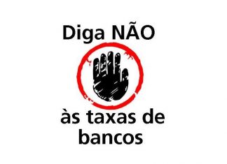 Diga não às taxas de bancos