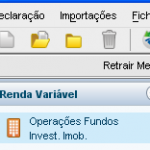 IRPF – Menu – Renda Variável – Operações Fundos Invest. Imob.